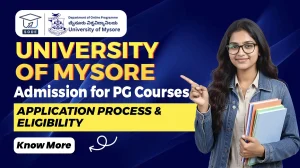 university of mysore pg admission