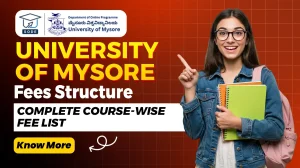 university of mysore course fees list